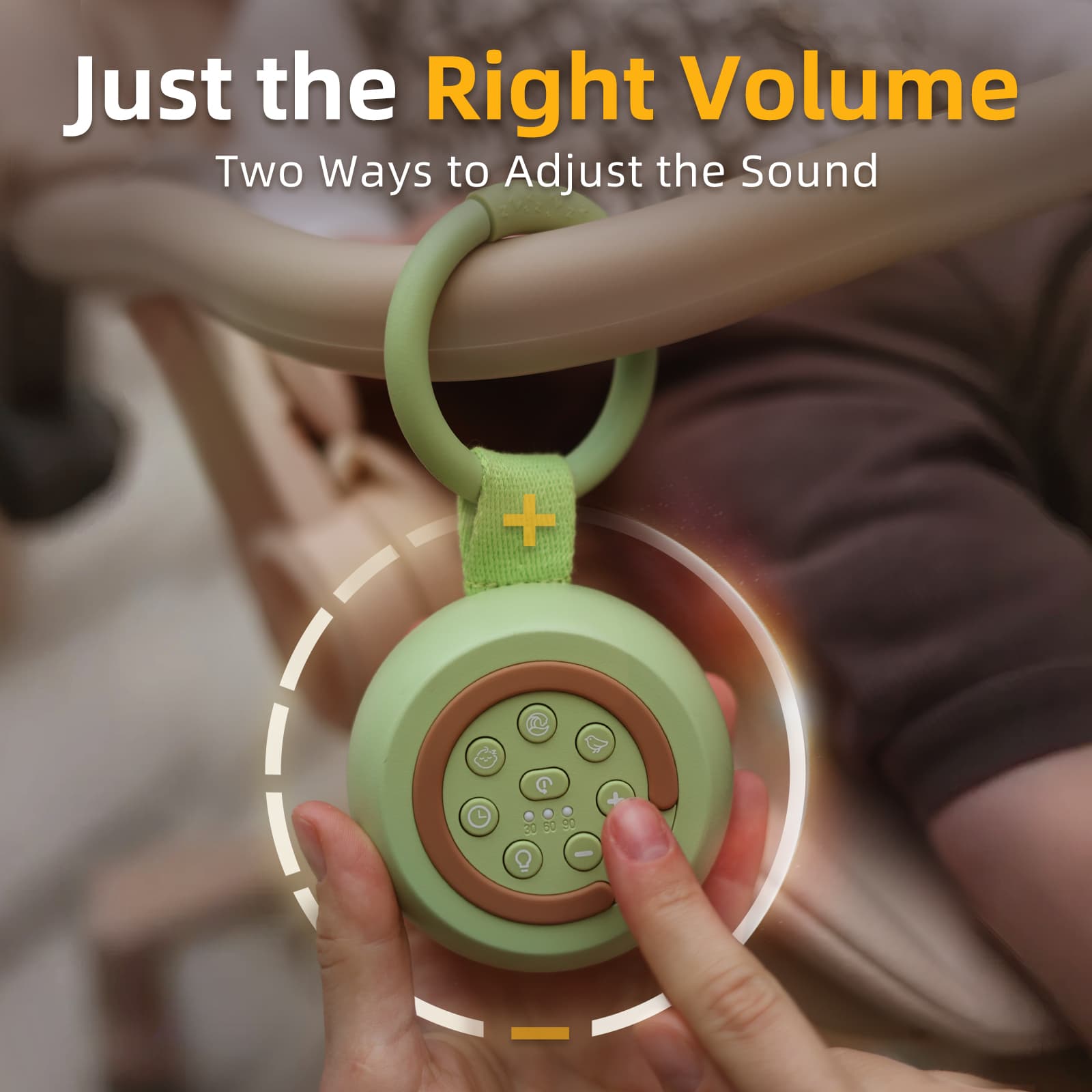 alilo Pocket Soother White Noise Machine for Baby