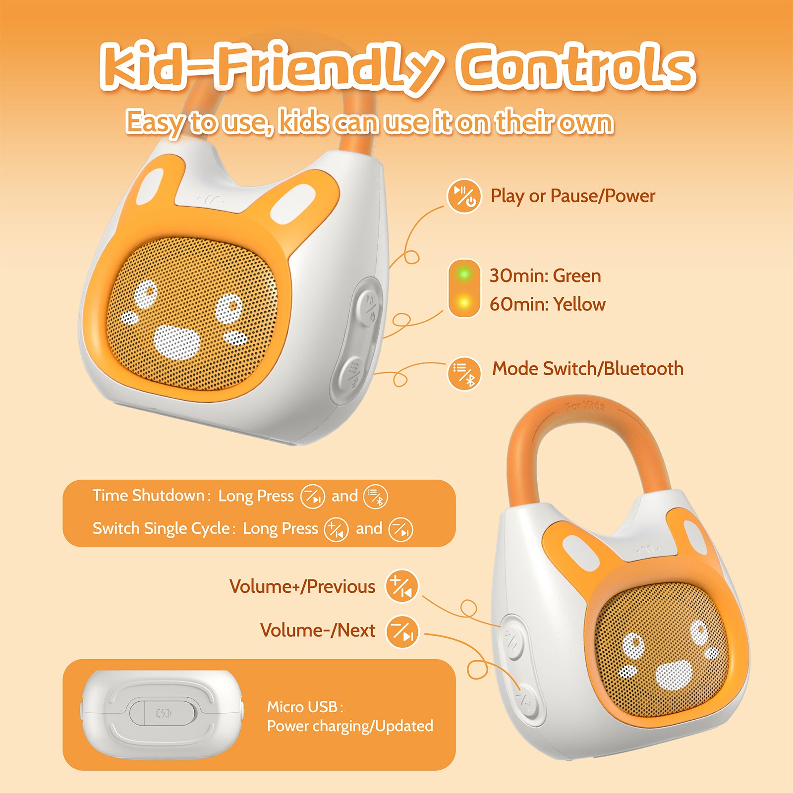 alilo Pocket Bunny Portable Story Music Player