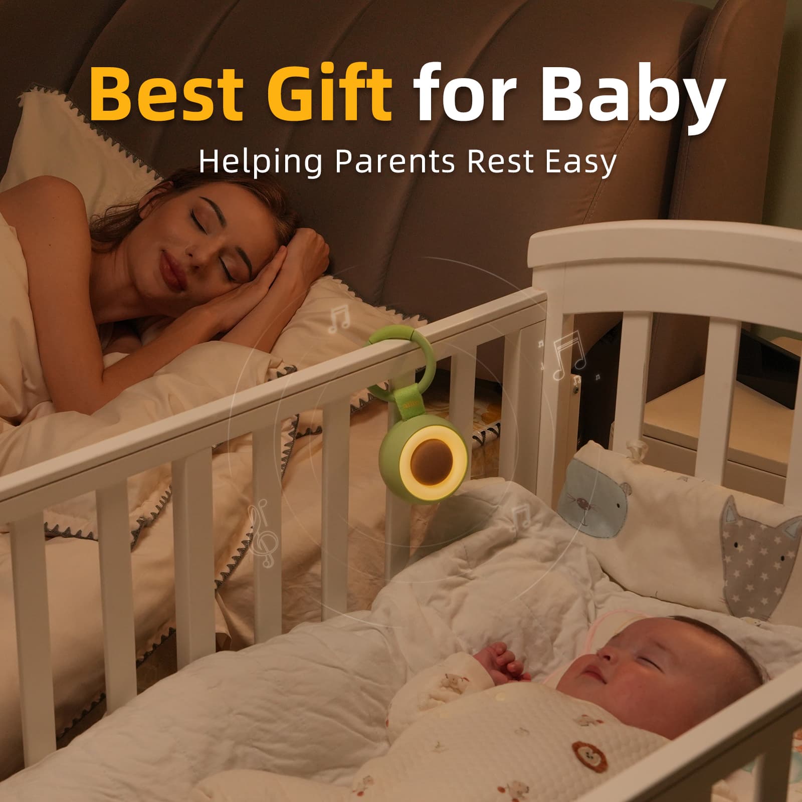 alilo Pocket Soother White Noise Machine for Baby