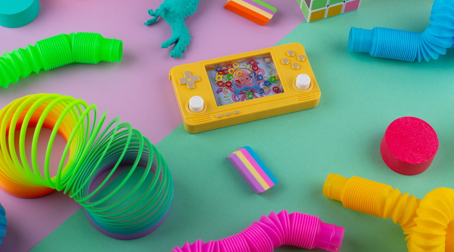 Colorful baby sensory toys