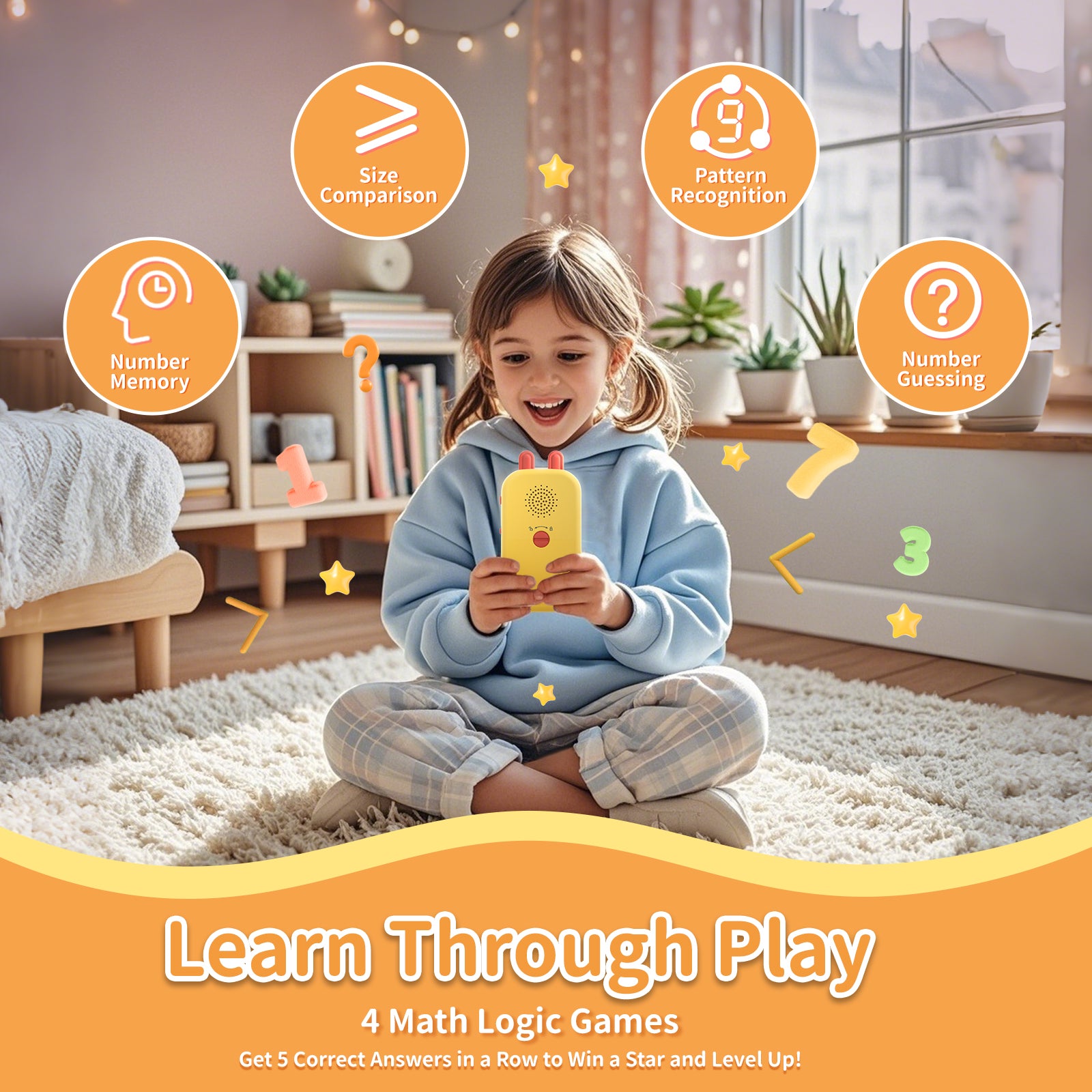 alilo Math Games for Kids Ages 5-12 - Maths Toy for Practicing Addition, Subtraction, Multiplication, Division - 5 Modes, 19 Games, 50K Questions